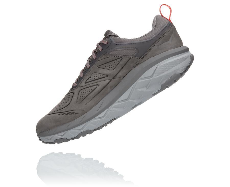 Zapatillas Trail Hoka One One Hombre - Challenger Bajas Gore-Tex - Gris - UCL730125